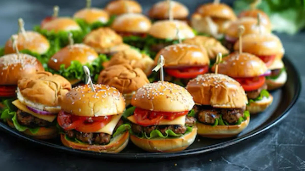 Mini burgers traiteur